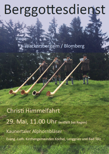 Berggottesdienst Himmelfahrt 2025