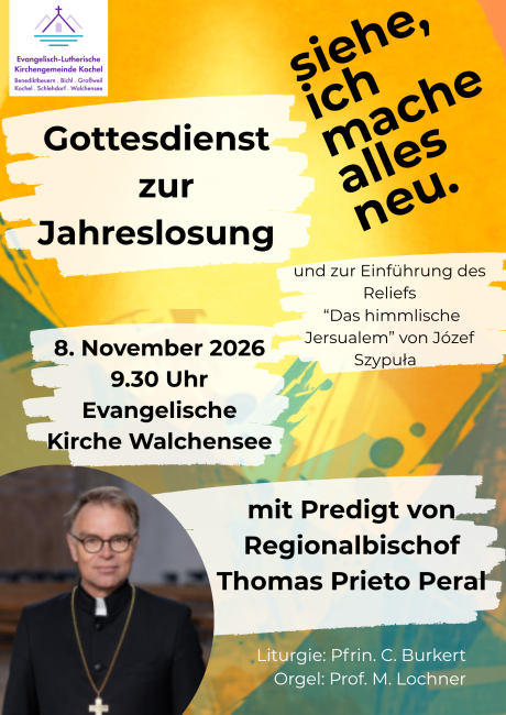 Gottesdienst - Jahreslosung 2026